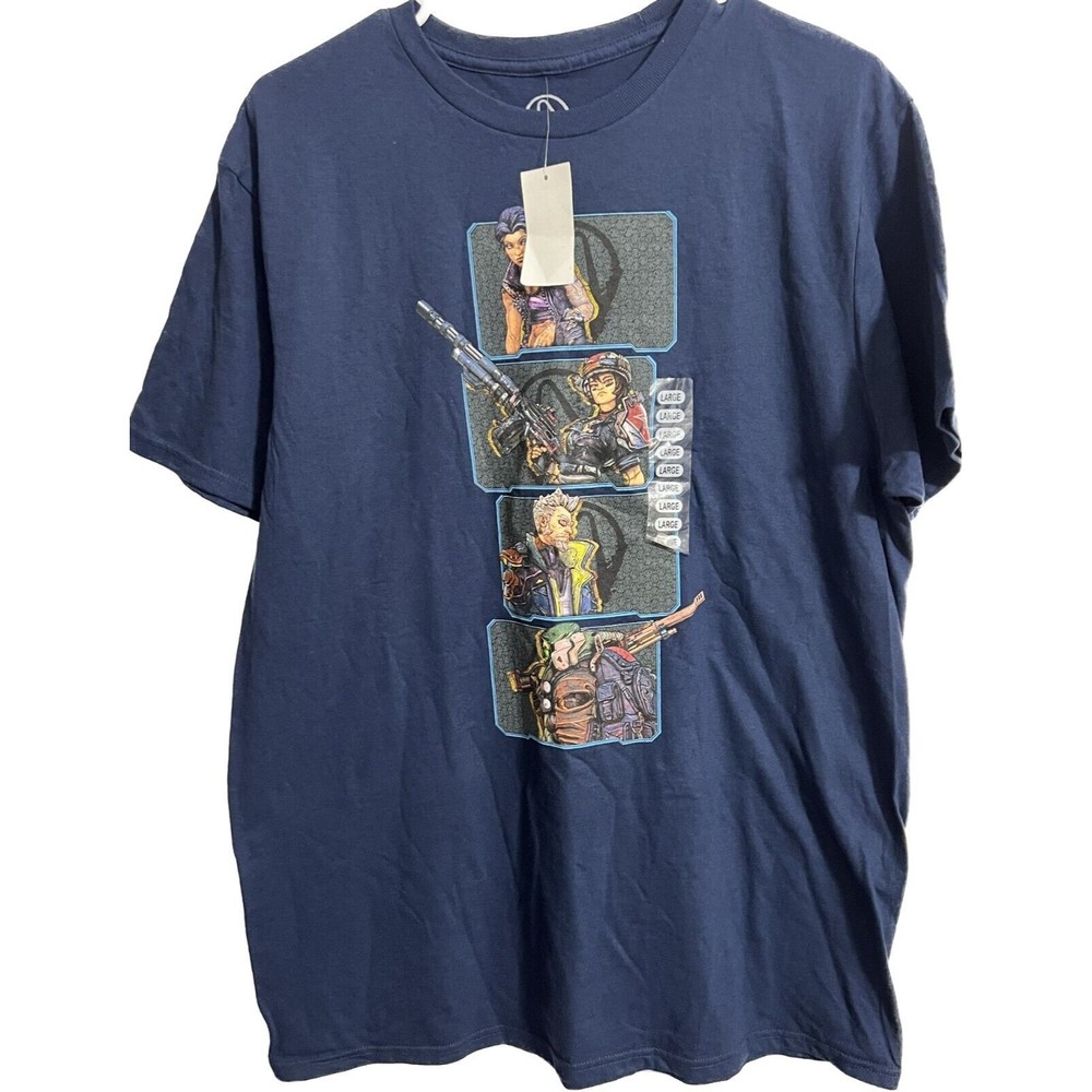 NWT Borderlands 3 Vault Hunter Short Sleeve Shirt Sz L Men's